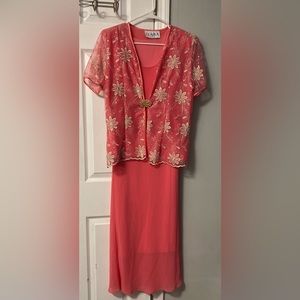 Beautiful condition size small Clara  dress and sequin jacket